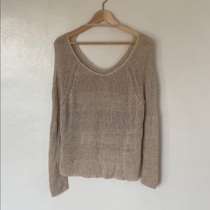 Free People knit sweater